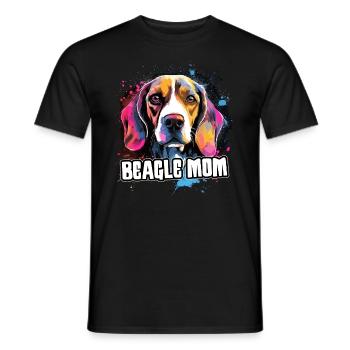Meagle Dog Cadeau Dire - T-shirt homme - noir - Devant - AI Model Male 178 light (178cm)