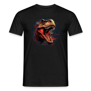 Conception de dinosaures dinosaures - T-shirt homme - noir - Devant - AI Model Male 178 light (178cm)
