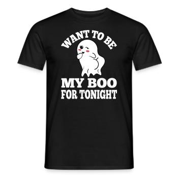 Sassy Ghost Booty Flirt Women's Halloween Fun - Männer T-Shirt - Schwarz - Vorne - AI Model Male 178 light (178cm)