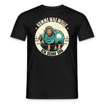 Motivation Geschenk Prüfung Schule Abitur Sprüche - Männer T-Shirt - Schwarz - Vorne - AI Model Male 178 light (178cm)
