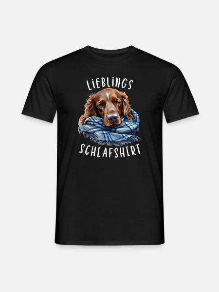 Lieblings Schlafshirt Irish Setter - Männer T-Shirt - Schwarz