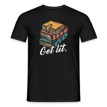 Favoris pour tous les rats de bibliothèque - T-shirt homme - noir - Devant - AI Model Male 178 light (178cm)