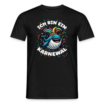Je suis un carnaval, carnaval, costume de carnaval, carnaval - T-shirt homme - noir - Devant - AI Model Male 178 light (178cm)