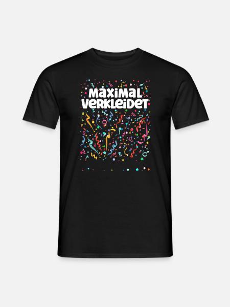 Maximal Verkleidet Kostümersatz Kein Kostüm - Männer T-Shirt - Schwarz