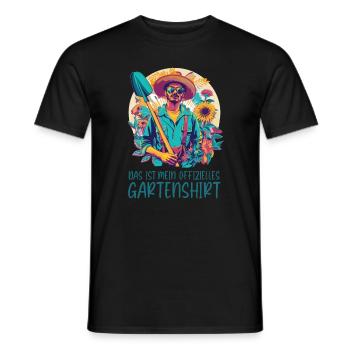 Offizielles Gartenshirt Vatertag Papa Gärtner - Männer T-Shirt - Schwarz - Vorne - AI Model Male 178 light (178cm)