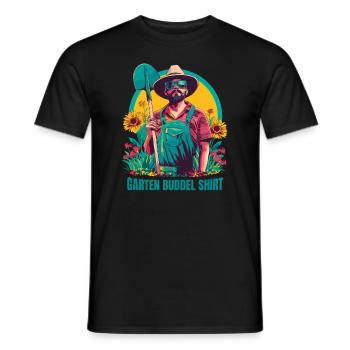 Offizielles Gartenshirt Vatertag Papa Gärtner - Männer T-Shirt - Schwarz - Vorne - AI Model Male 178 light (178cm)