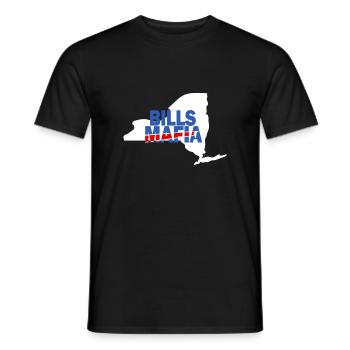 Buffalo Pride Strong Bold Bills Mafia Energy - Men's T-Shirt - black - Front - AI Model Male 178 light (178cm)