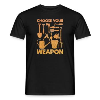 Wählen Sie Ihre Tools - Männer T-Shirt - Schwarz - Vorne - AI Model Male 178 light (178cm)