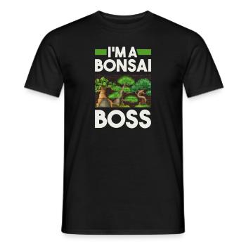 I'm a bonsai chef - Men's T-Shirt - black - Front - AI Model Male 178 light (178cm)