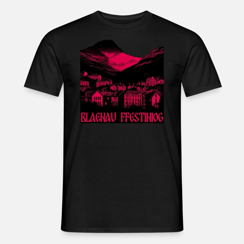 Blaenau Ffestiniog - Men’s T-shirt - black