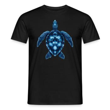 Amoureux des tortues de mer Motif safari animalier - T-shirt homme - noir - Devant - AI Model Male 178 light (178cm)