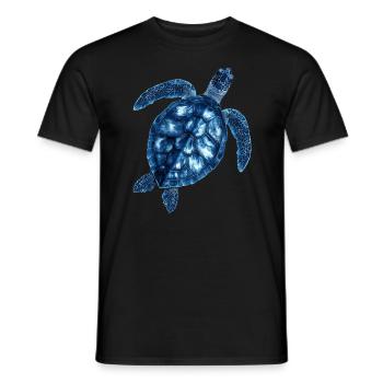 Amoureux des tortues de mer Motif safari animalier - T-shirt homme - noir - Devant - AI Model Male 178 light (178cm)