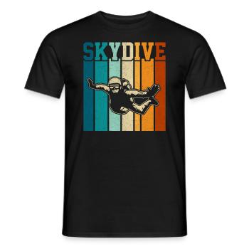 Parachutisme Parachutisme Parachutiste - T-shirt homme - noir - Devant - AI Model Male 178 light (178cm)