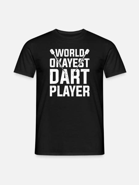 Darts Player Funny Steeldart Dart Darts Team - Men's T-Shirt - black