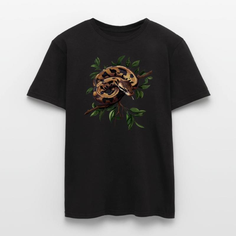 Roi Python Serpents Amoureux Terrarium Python T-shirt homme