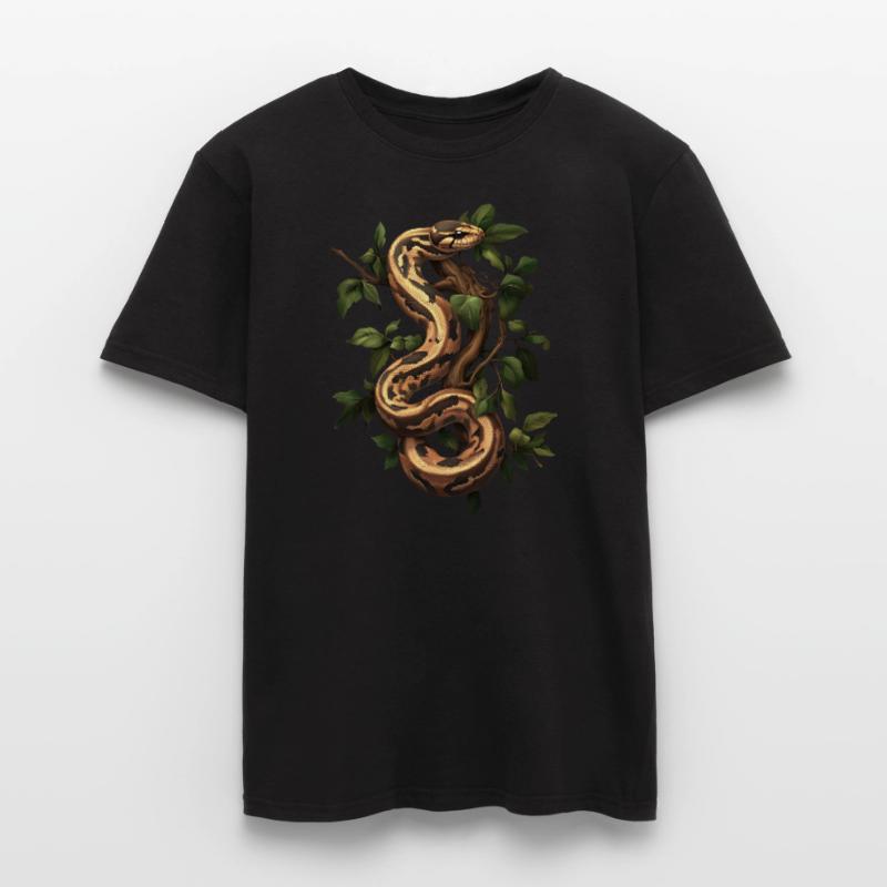 King Python Snakes Lover Terrarium Python Men's T-Shirt