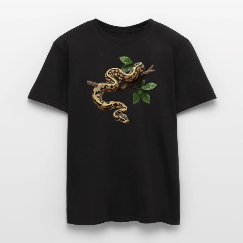 King Python Snakes Lover Terrarium Python Men's T-Shirt