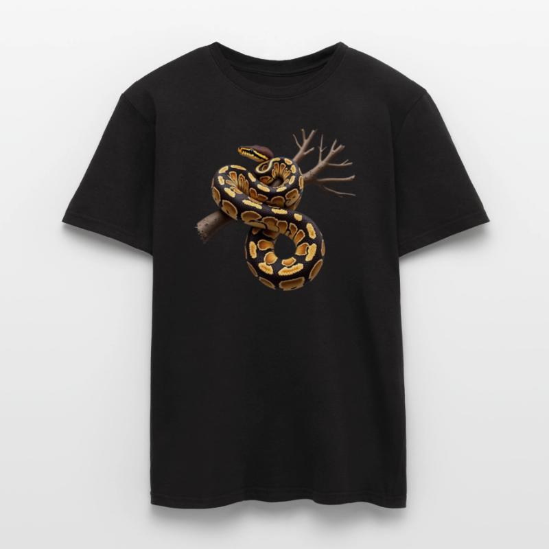 Roi Python Serpents Amoureux Terrarium Python T-shirt homme