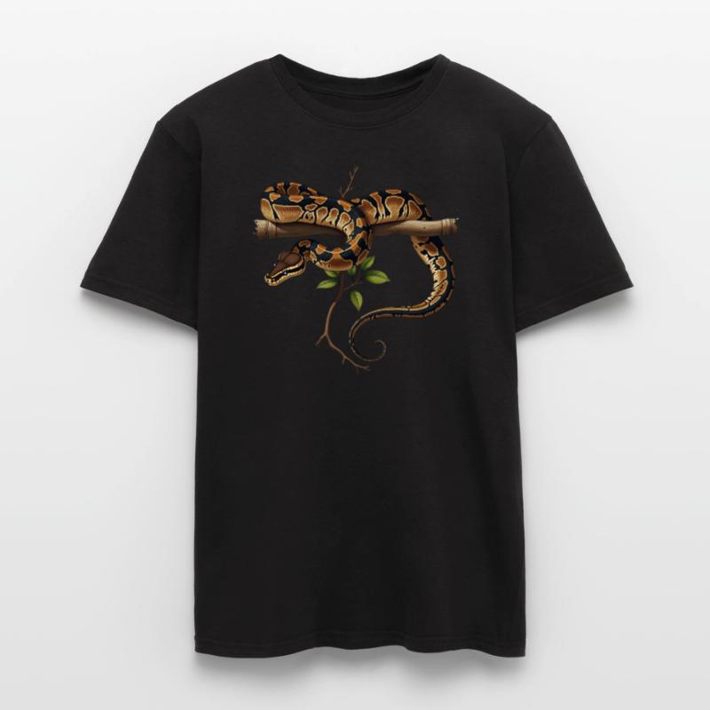 King Python Snakes Lover Terrarium Python Men's T-Shirt