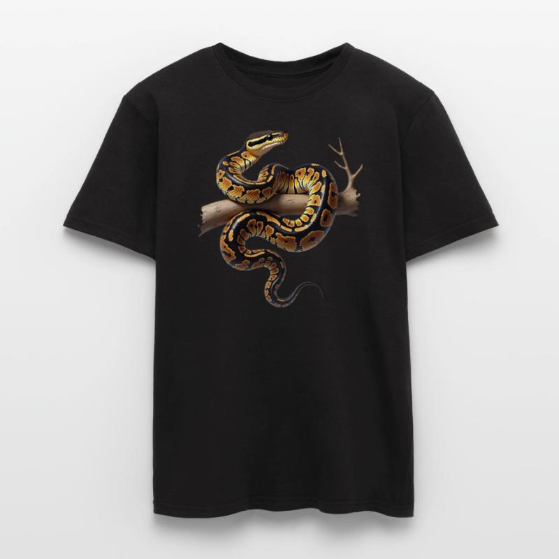 King Python Snakes Lover Terrarium Python Men's T-Shirt