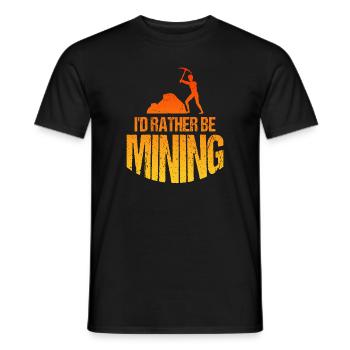 Je préfère le mien - T-shirt homme - noir - Devant - AI Model Male 178 light (178cm)
