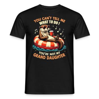You Are Not My Granddaughter - T-shirt homme - noir - Devant - AI Model Male 178 light (178cm)