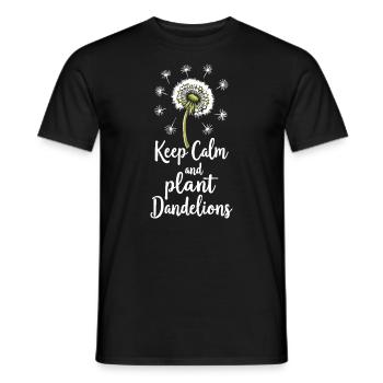 Dandelion Dandelion Lover Floral Floral - T-shirt homme - noir - Devant - AI Model Male 178 light (178cm)
