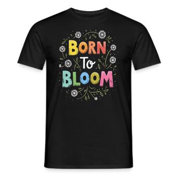 Dandelion Dandelion Lover Floral Floral - T-shirt homme - noir - Devant - AI Model Male 178 light (178cm)