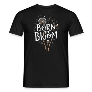 Dandelion Dandelion Lover Floral Floral - T-shirt homme - noir - Devant - AI Model Male 178 light (178cm)