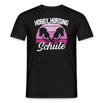 Hobby Horsing Lessons Hobby Horse Horse Riding - Men's T-Shirt - black - Front - AI Model Male 178 light (178cm)