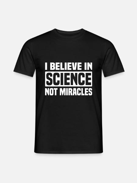 Atheismus - Männer T-Shirt - Schwarz