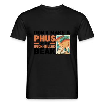 Dinosaurier Geschenke | Dino Kinder Geburtstage - Männer T-Shirt - Schwarz - Vorne - AI Model Male 178 light (178cm)