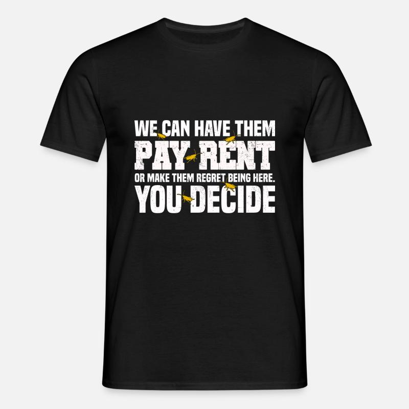 Schädlingsbekämpfer - Männer T-Shirt - Schwarz