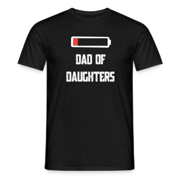 Vater Tochter - Männer T-Shirt - Schwarz - Vorne - AI Model Male 178 light (178cm)