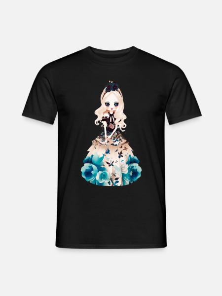 alisa 1 - Männer T-Shirt - Schwarz