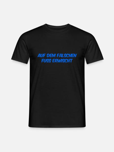 das kam unerwartet - Männer T-Shirt - Schwarz
