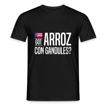 Puerto Rico | Puerto Ricaner Flagge Geschenkideen - Männer T-Shirt - Schwarz - Vorne - AI Model Male 178 light (178cm)