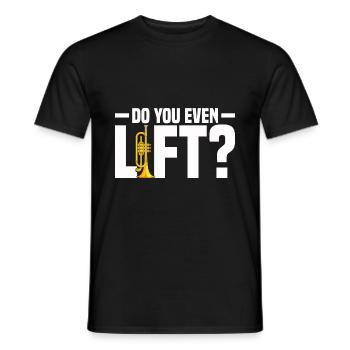 Mellophon Musikinstrument | Blaskapelle Geschenke - Männer T-Shirt - Schwarz - Vorne - AI Model Male 178 light (178cm)