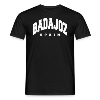 Badajoz - T-shirt homme - noir - Devant - AI Model Male 178 light (178cm)