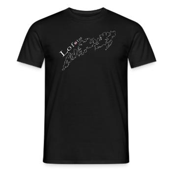 Lofoten Norway Norway islands Scandinavia - Men's T-Shirt - black - Front - AI Model Male 178 light (178cm)