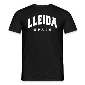 Lérida - T-shirt homme - noir - Devant - AI Model Male 178 light (178cm)