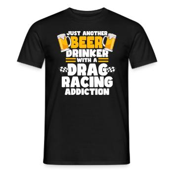 Nur ein weiterer Biertrinker mit einer Sucht nach - Männer T-Shirt - Schwarz - Vorne - AI Model Male 178 light (178cm)