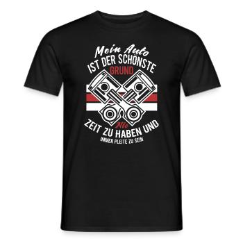 Ma voiture - T-shirt homme - noir - Devant - AI Model Male 178 light (178cm)