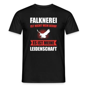 Falknerei nicht mein Beruf Leidensc - Männer T-Shirt - Schwarz - Vorne - AI Model Male 178 light (178cm)