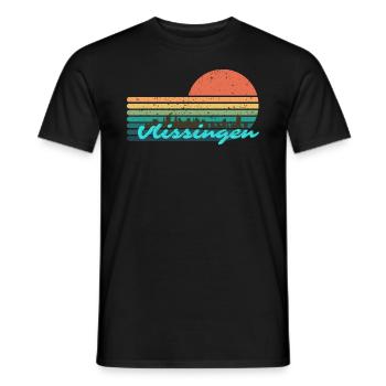 Vlissingen Zeeland Stadt - Männer T-Shirt - Schwarz - Vorne - AI Model Male 178 light (178cm)