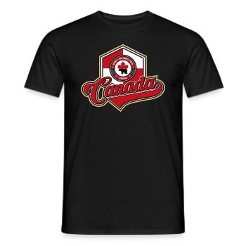 Canada - Männer T-Shirt - Schwarz - Vorne - AI Model Male 178 light (178cm)