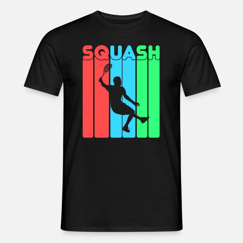 Squash - Männer T-Shirt - Schwarz
