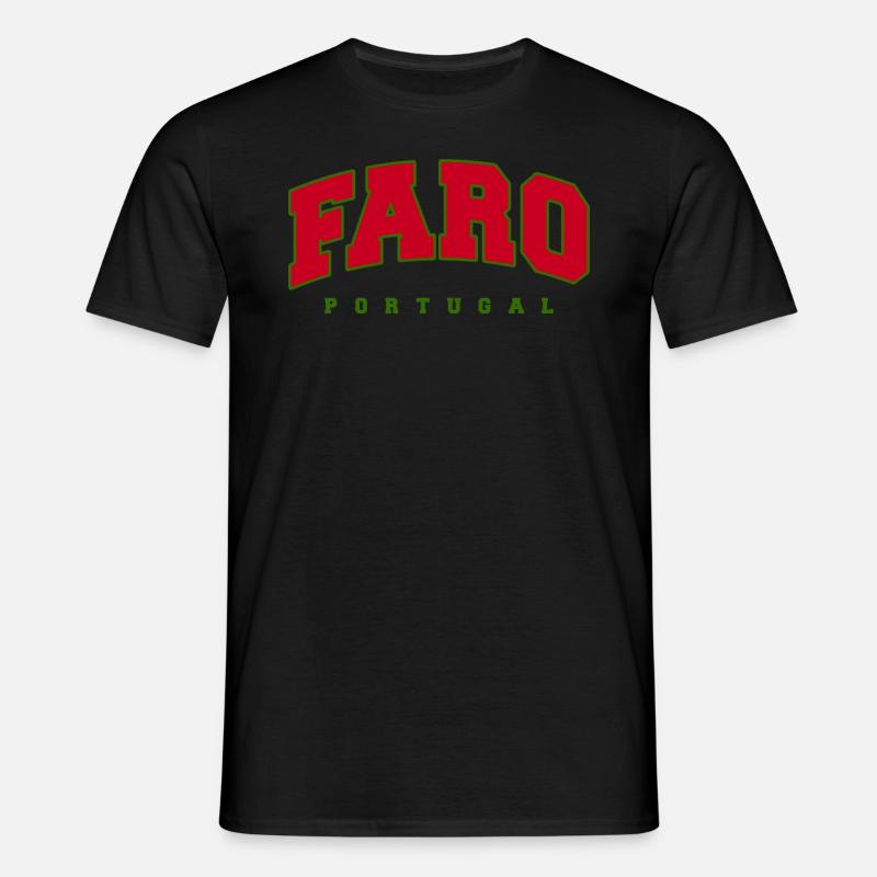 Faro - Männer T-Shirt - Schwarz
