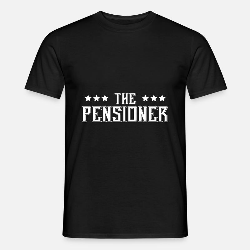 Der Rentner - Männer T-Shirt - Schwarz