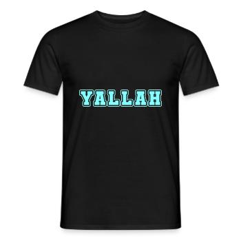 Arabische Geschenke | Mashallah Yallah Araber Irak - Männer T-Shirt - Schwarz - Vorne - AI Model Male 178 light (178cm)